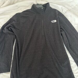 The North Face Black Zip Up Fleece Sweater